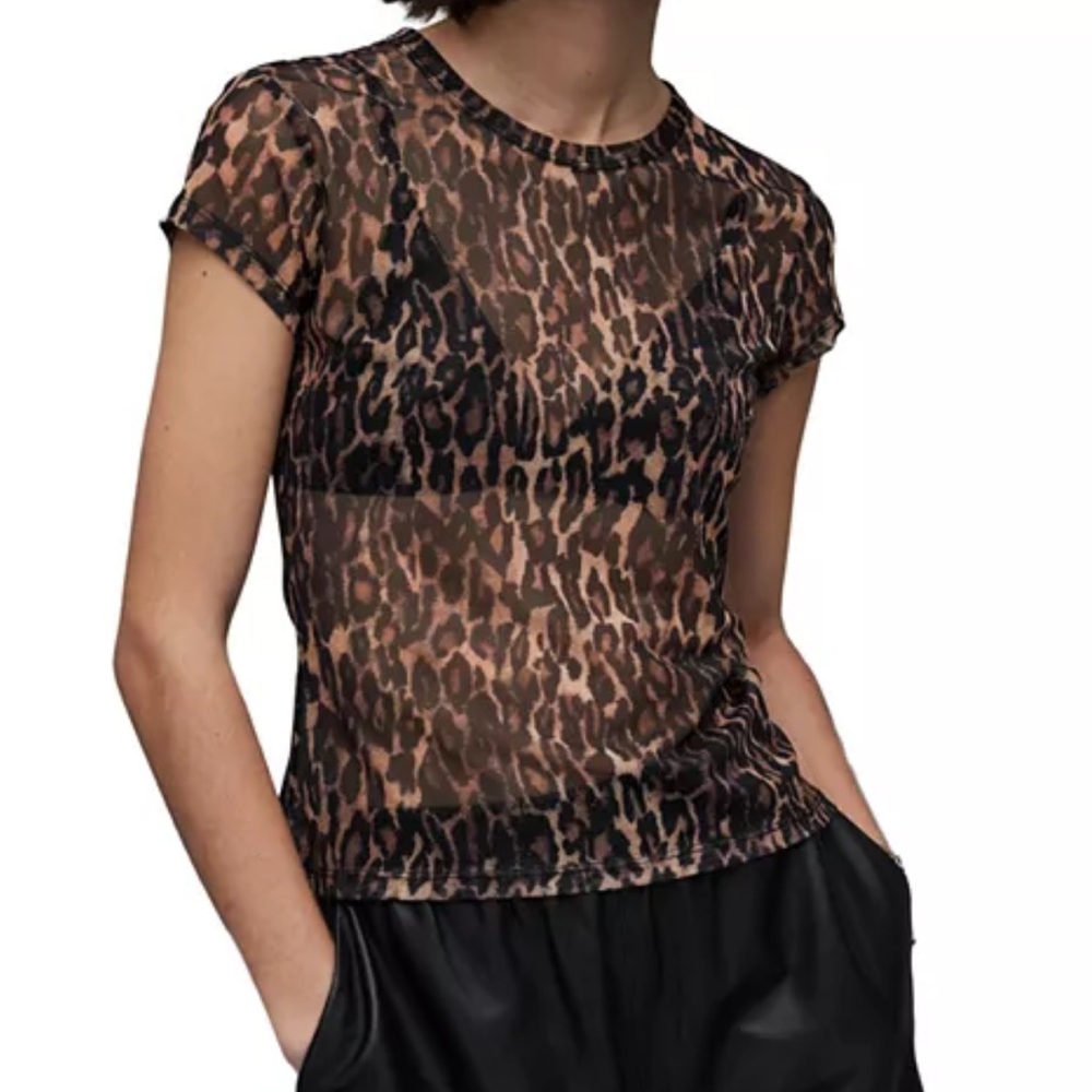 AllSaints Ellie Anita Mesh Top